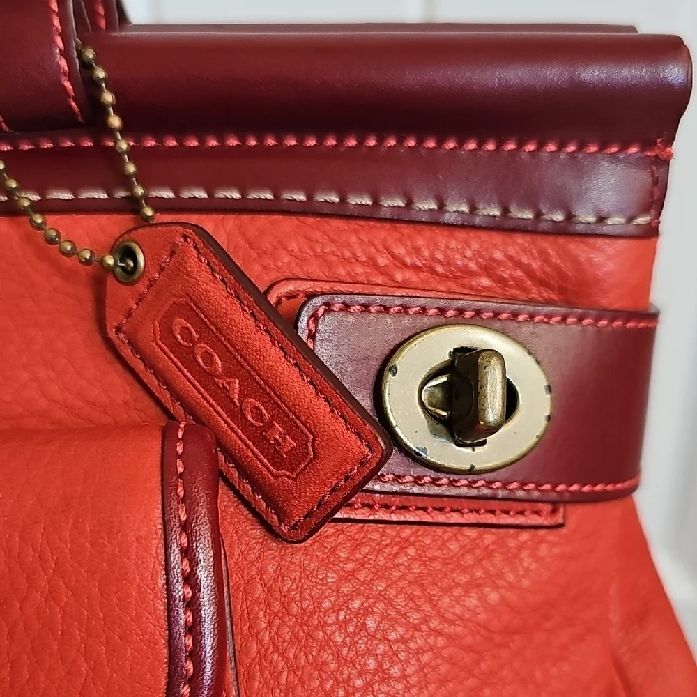 Coach Vintage Rare 2004 Soho Dowel Top Leather Satchel Limited Edition - Picture 5 of 15
